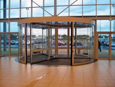 三翼旋转门安装